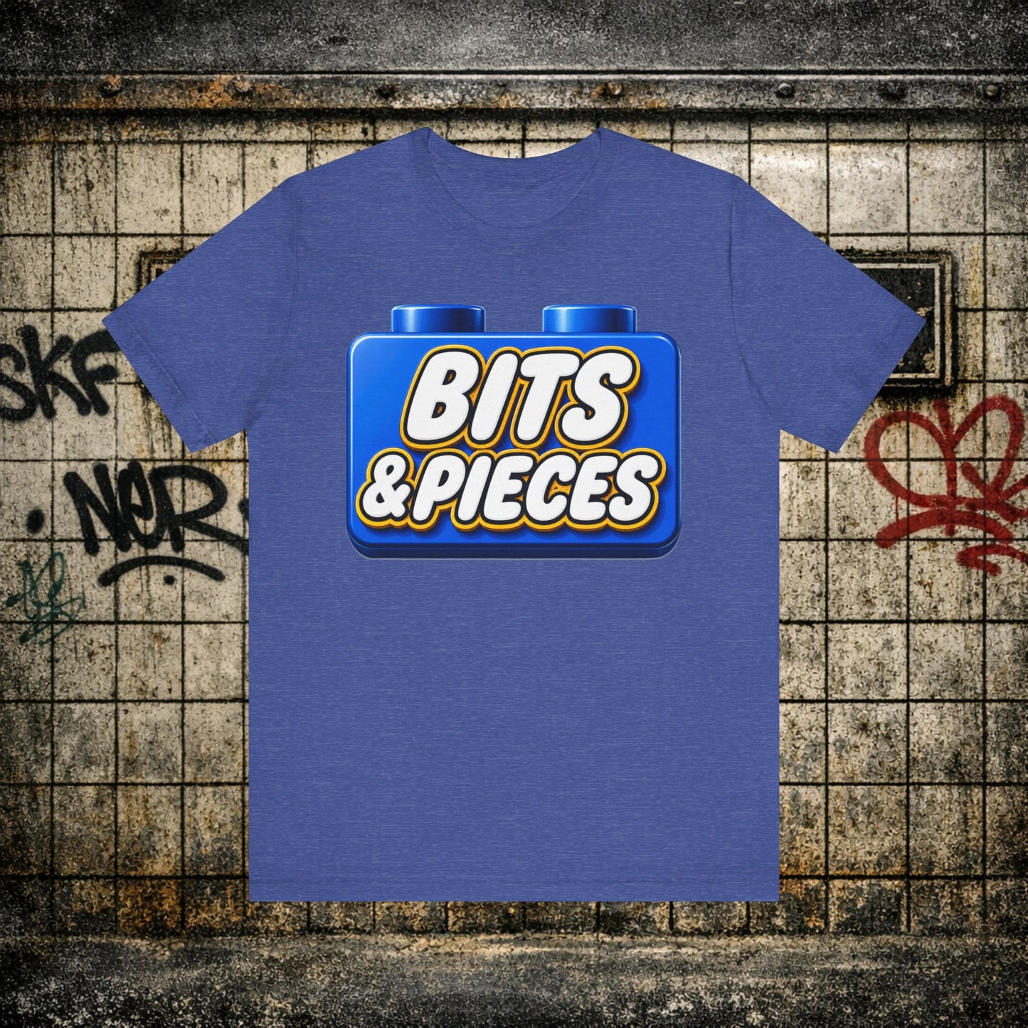 Bits & Pieces Graphic Tee One Size Fits All… Jokes?”
