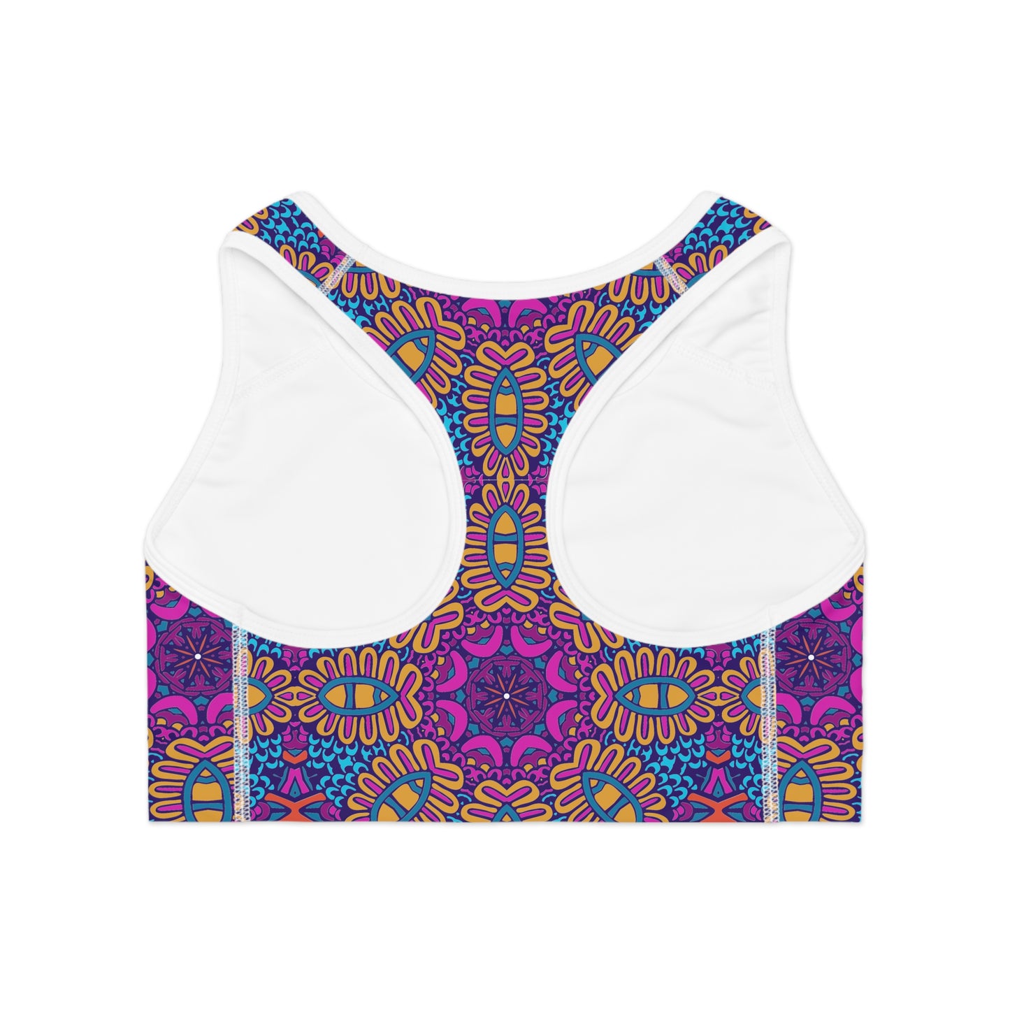 Pink & Purple Boho Dream Women's Sports Bra Sports Bra (AOP)