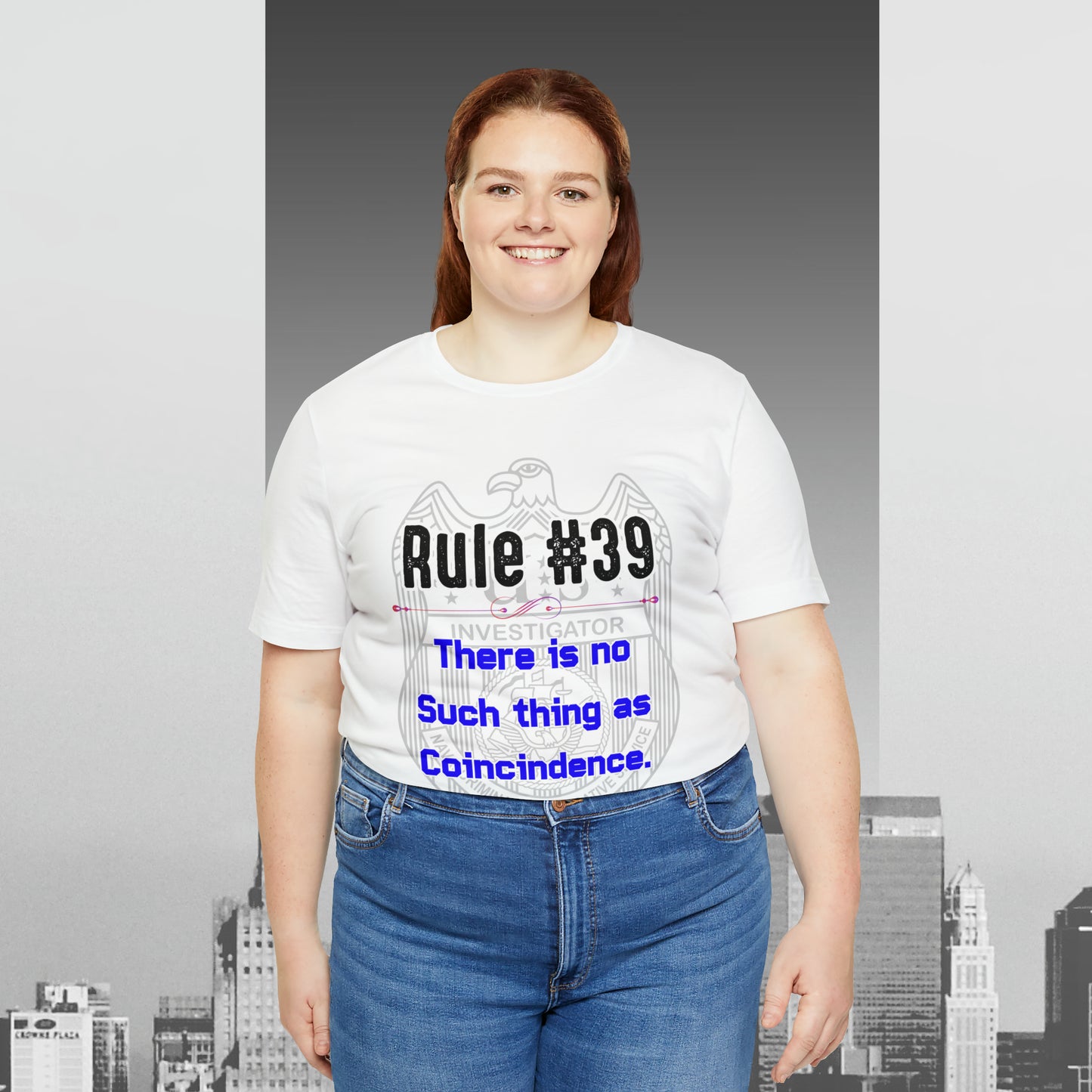 Rules of Gibbs #39 There is no such thing as a Coincidence Unisex Jersey Short Sleeve Tee