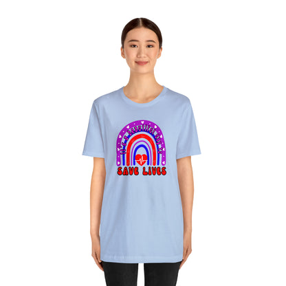 It's a Good Day to Save Lives, Nurse Unisex Jersey Tee Bella+Canvas 3001 Healthcare Gift Medical Students, Various Sizes Available