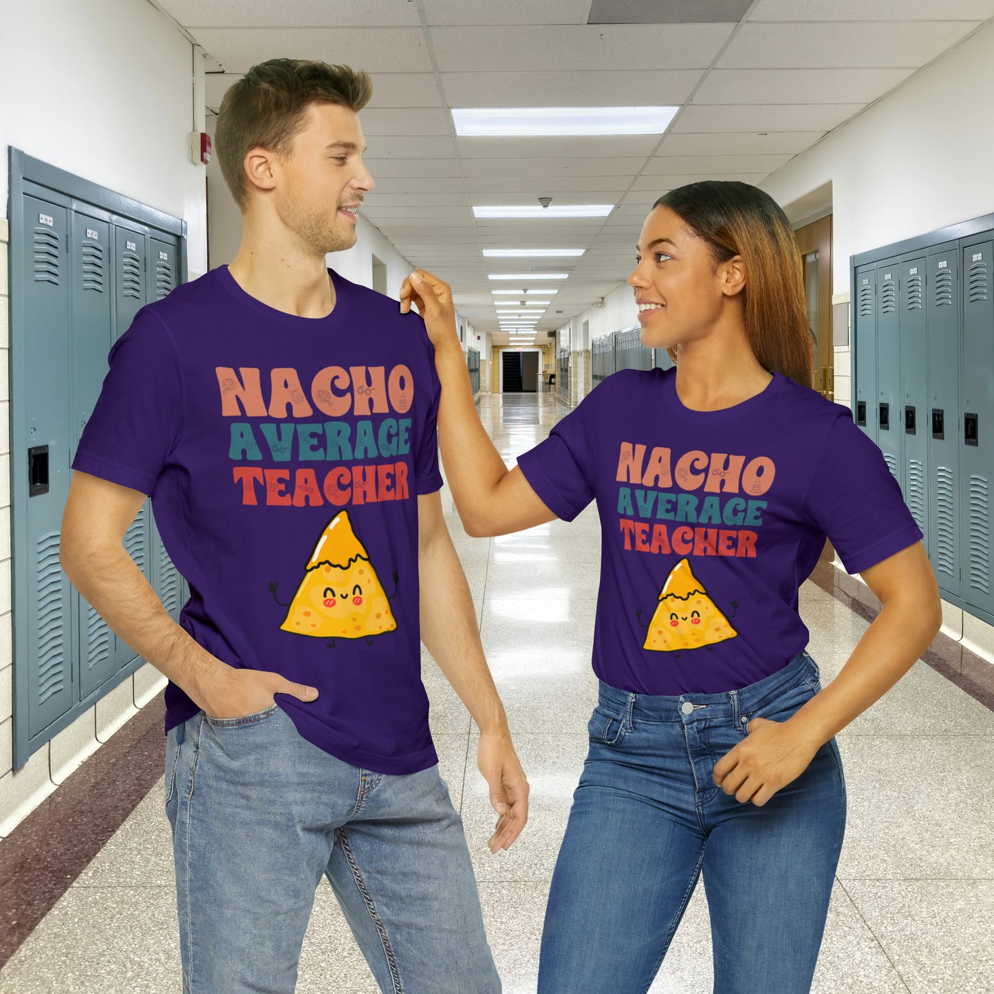 Nacho Average Teacher Back To School Unisex Jersey Short Sleeve Tee, Gifts for teachers, Gifts for Him, Gifts For Her,