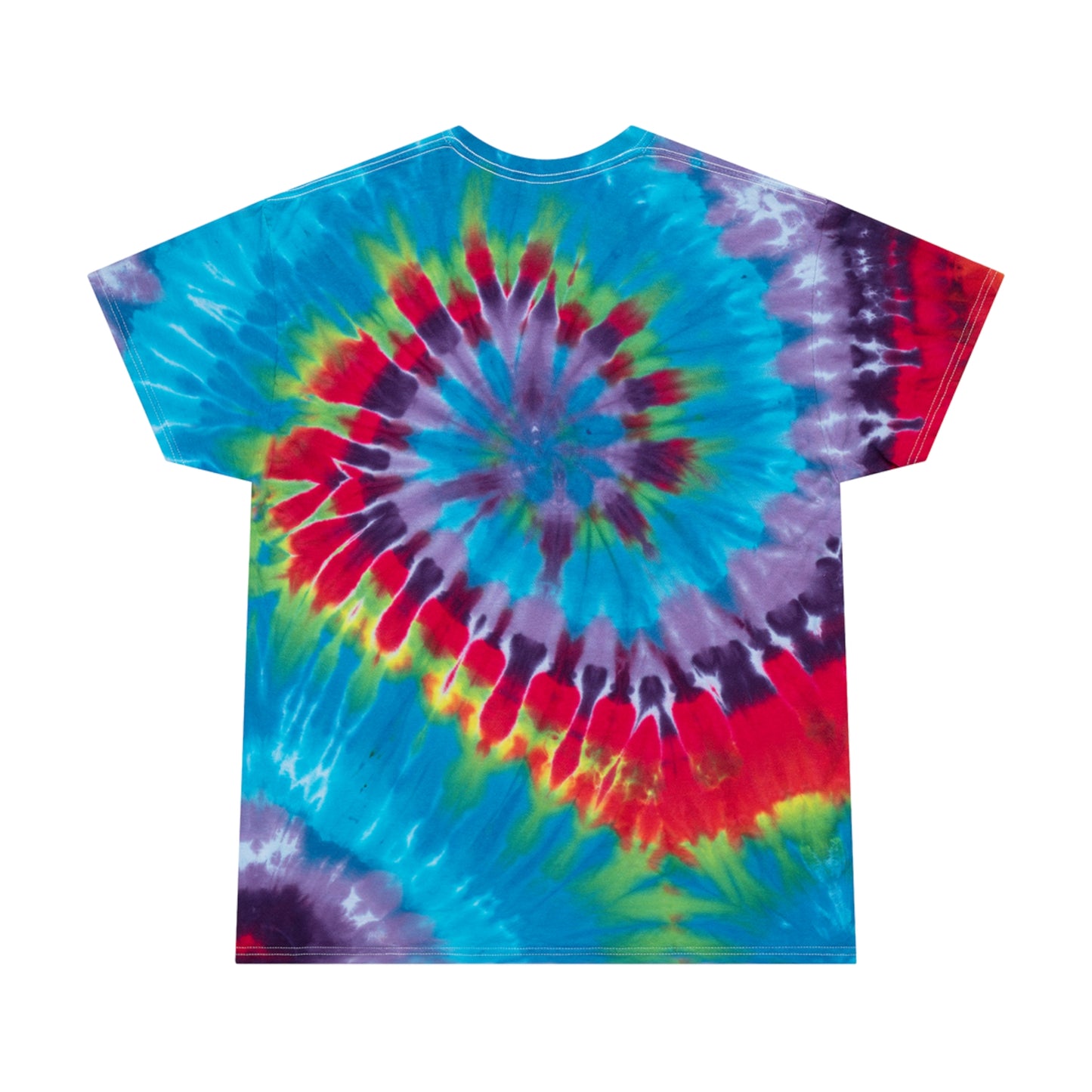 Thick Thighs Spooky Vibes Retro Groovy Halloween Tie-Dye Tee, Spiral Gifts for Him GIfts For Her