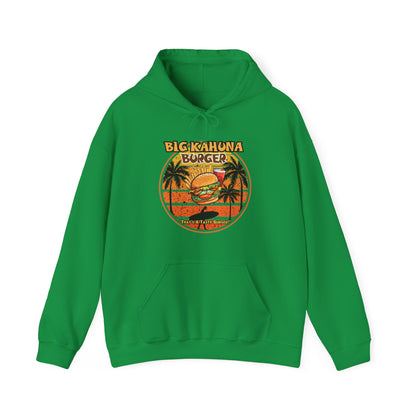 Big Kahuna Burger  Unisex Heavy Blend™ Hooded Sweatshirt Cozy Movie Magic, Burger Lover's Delight.