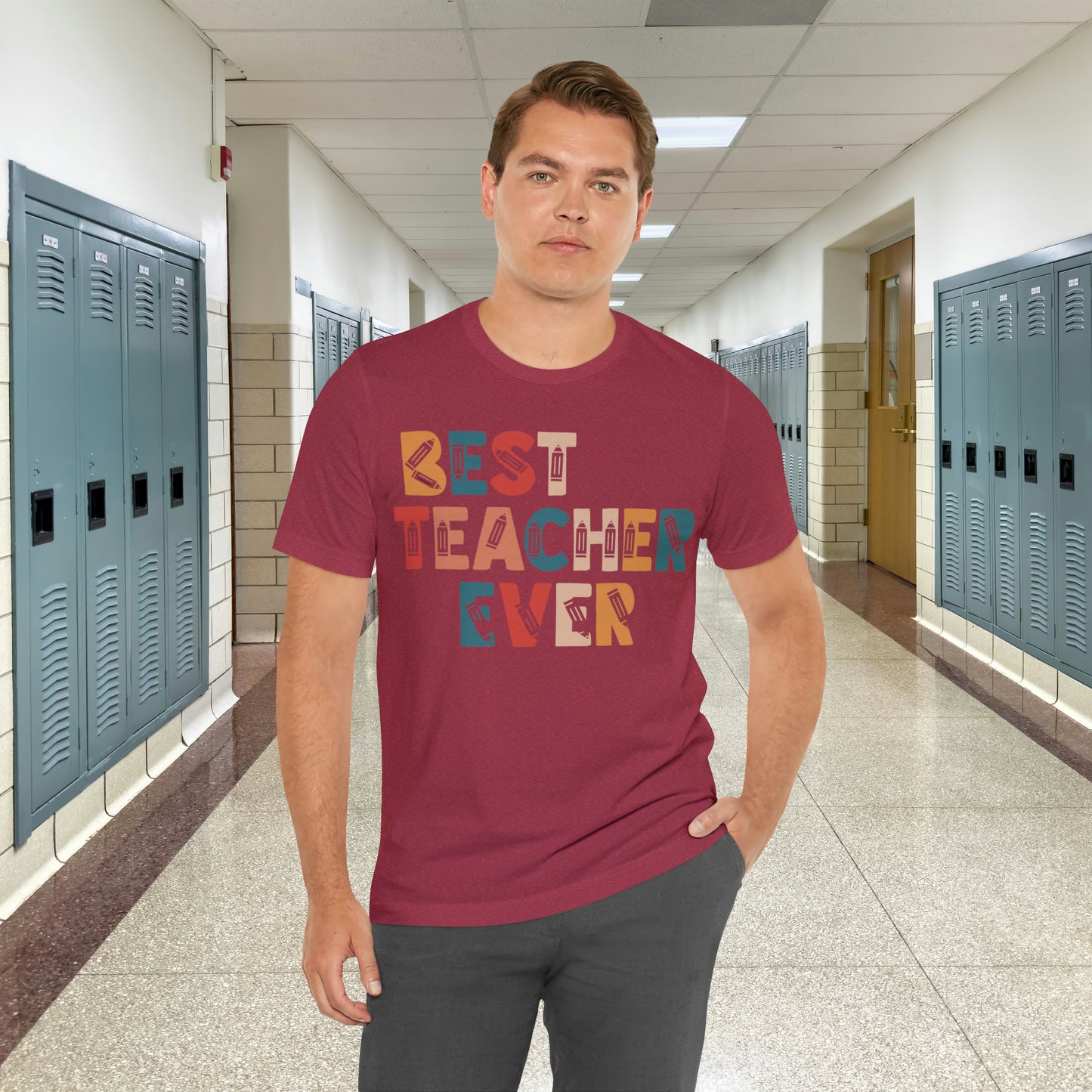 Best Teacher Ever Unisex Jersey Short Sleeve Tee