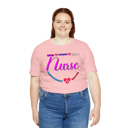 Comfy and Cozy Nurse Bella+Canvas 3001 Jersey T-Shirt: Perfect Gift for Nurses and Nursing Students, Soft Fabric, Various Sizes Available