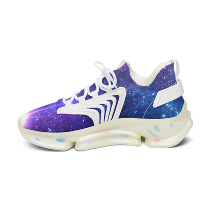 Purple Beyond the Stars Outer Space Out of this World Women's Mesh Sneakers