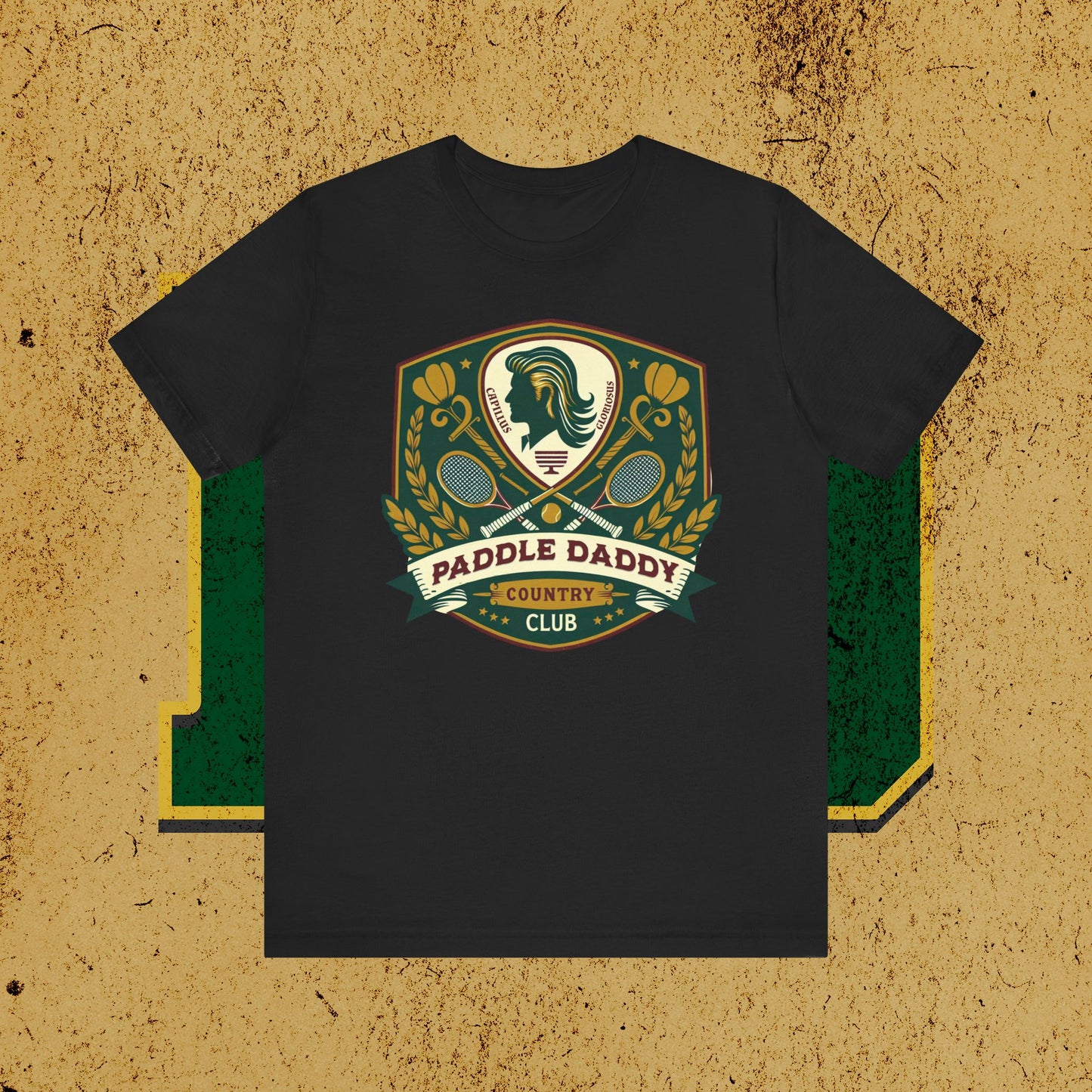 Paddle Daddy Country Club Tee  Where Prestige Meets Pickleball and Dad Jokes