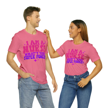 Comfy and Stylish Bella+Canva 3001 Nurse T-Shirt: Perfect Gift for Professionals & Nursing Students, Soft Fabric, Various Sizes Available