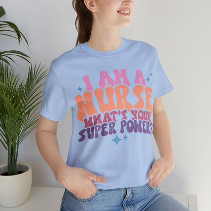 Comfy and Stylish Bella+Canva 3001 Nurse T-Shirt: Perfect Gift for Professionals & Nursing Students, Soft Fabric, Various Sizes Available