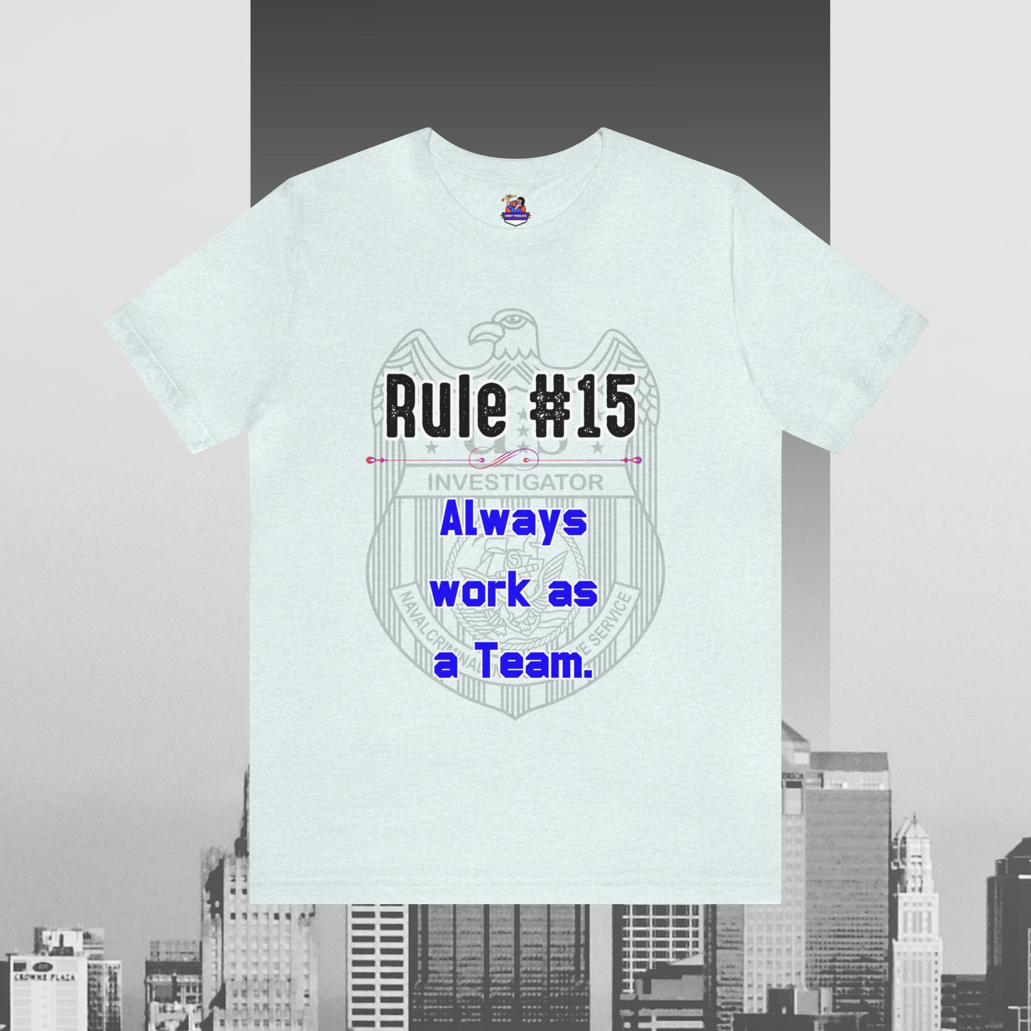 Rules of Gibbs #15 Always work as a Team Unisex Jersey Short Sleeve Tee