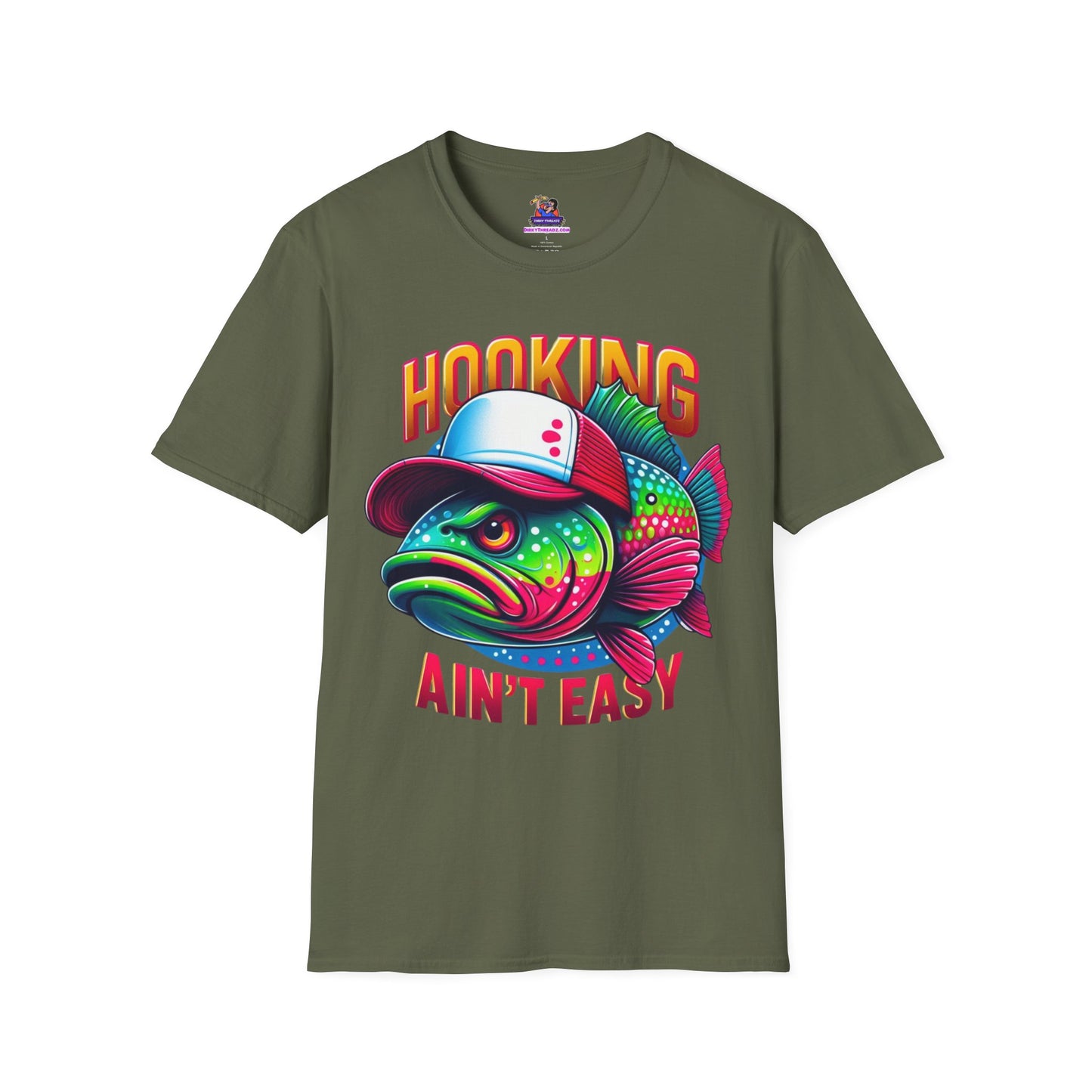 Reel-y Good Fashion: Hooking Ain't Easy Unisex Softstyle T-Shirt