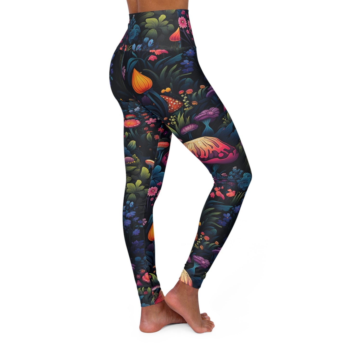 Fairy Tale Magical Forest High Waisted Yoga Leggings (AOP)