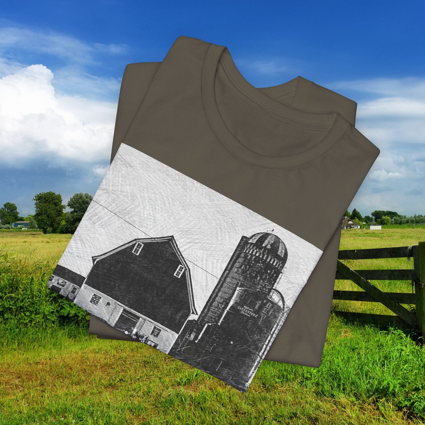 Registered Red & White Holstein Unisex Tee - Farm-Themed Apparel for Animal Lovers