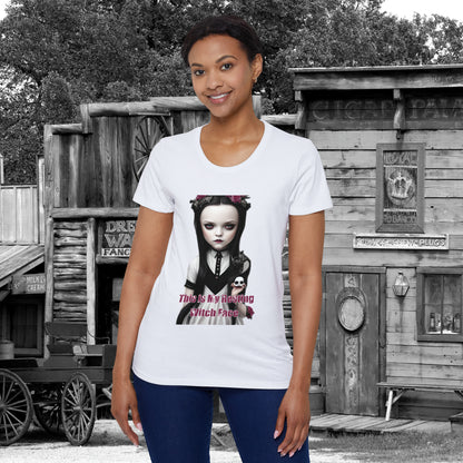 My Resting Witch Face Halloween with Wednesday Addams Women's Organic Short Sleeve T-Shirt