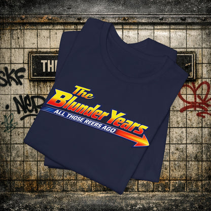 Retro 'The Blunder Years' Graphic Tee - Nostalgic Vintage Logo T-Shirt