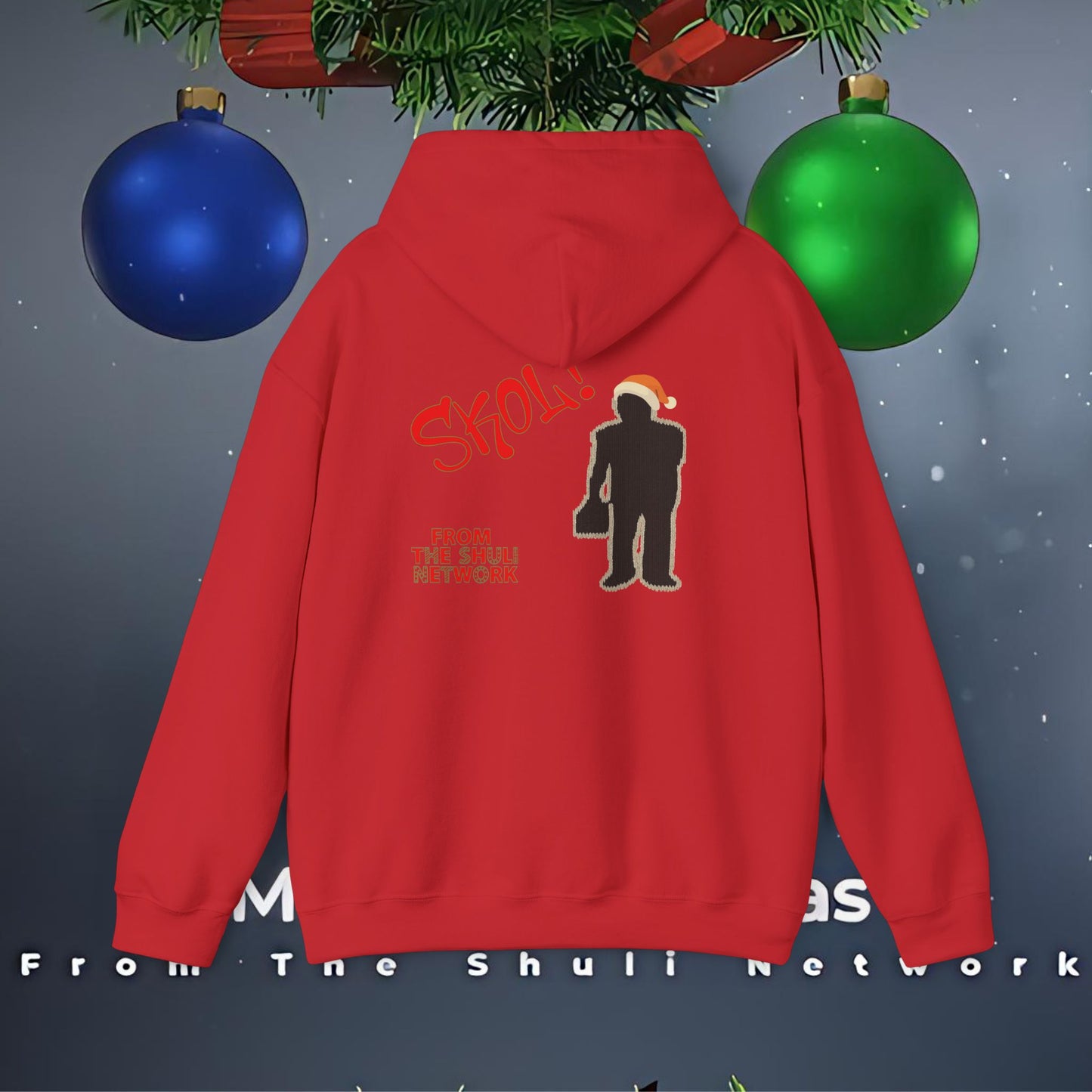 Merry Sessmas Hoodie – Festive "Skol" Holiday Graphic Sweatshirt