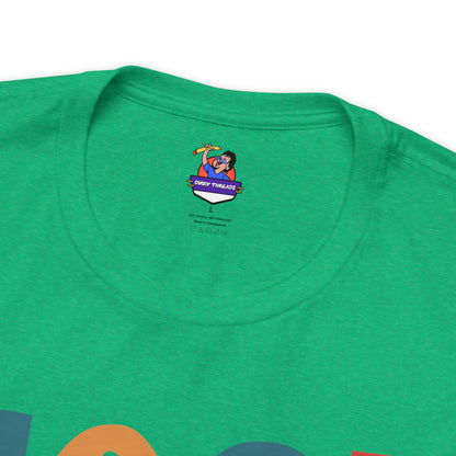 Colorful Good Vibes Only Unisex Jersey Short Sleeve Tee