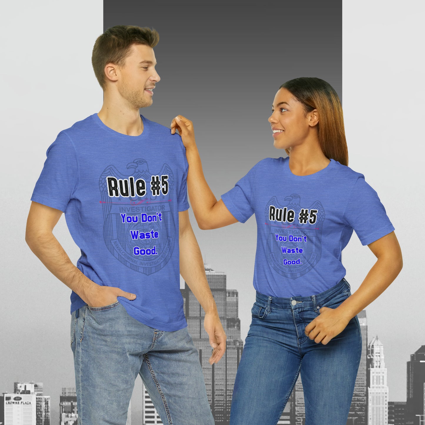 Rules of Gibbs #5 You Don't Waste Good Unisex Jersey Short Sleeve Tee