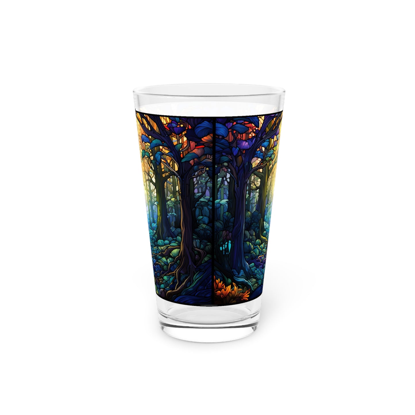 Enchanted Forest: A Magical Journey Through the Path 16oz Pint Glass Gift idea gifts for home decor housewarming gift