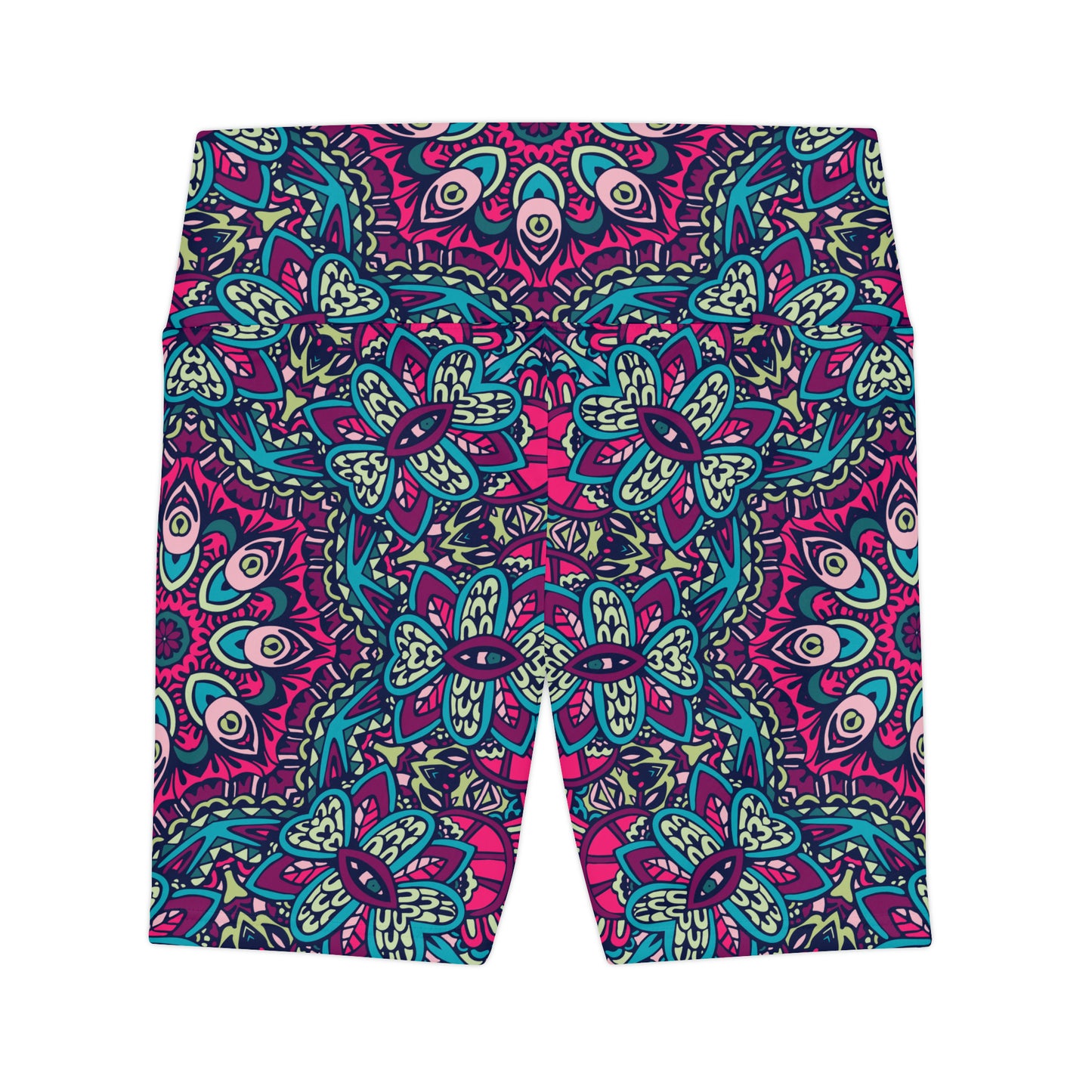 Purple Boho Vibes Workout Shorts - AOP Design for Stylish Comfort