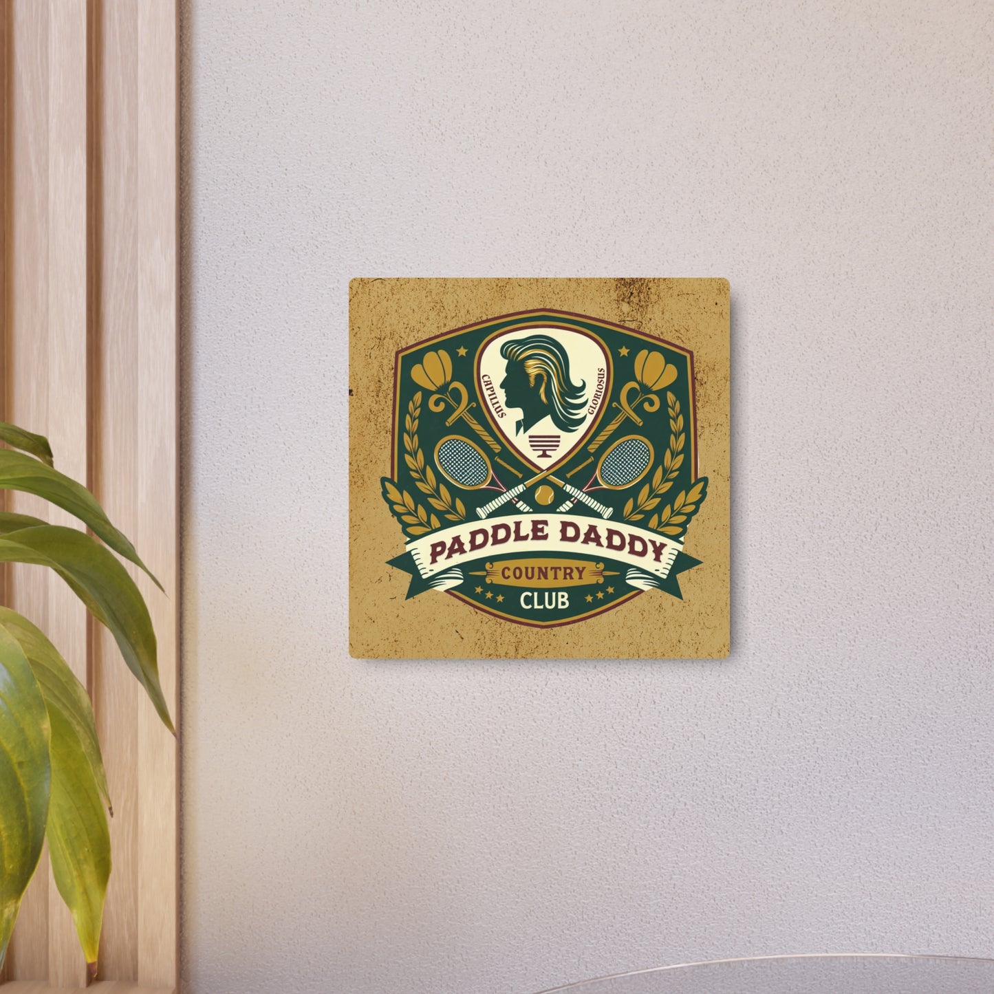 Paddle Daddy Country Club Metal Art Sign,For Walls That Deserve Membership, Wall Art, Man Cave Sign, Father's Day Decoration