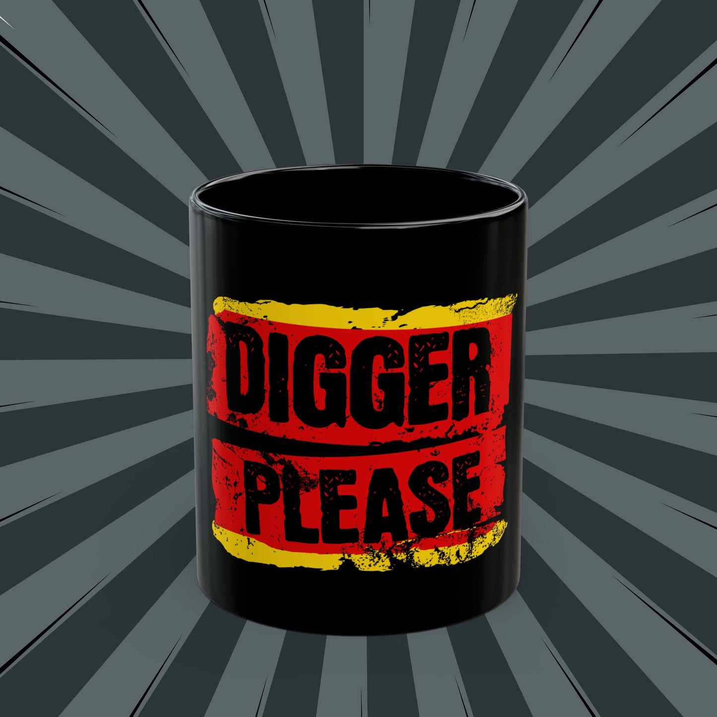 Digger Mug for Shuli Network Lovers, Gift for Builders, Coffee Mug, 11oz or 15oz, Perfect for Birthdays, Work, or Truck Enthusiasts