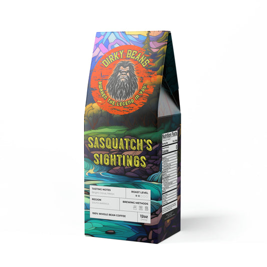 Sasquatch's Sightings: Colombia Single Origin- Brewed with Elusive Elegance! Light-Medium Roast Coffee