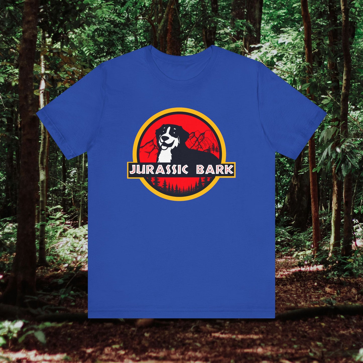 Jurassic Bark Tee - Unisex Dog Lover T-Shirt, Funny Pet Owner Gift, Nature Enthusiast Apparel, Great for Birthdays, Casual Wear, [...]