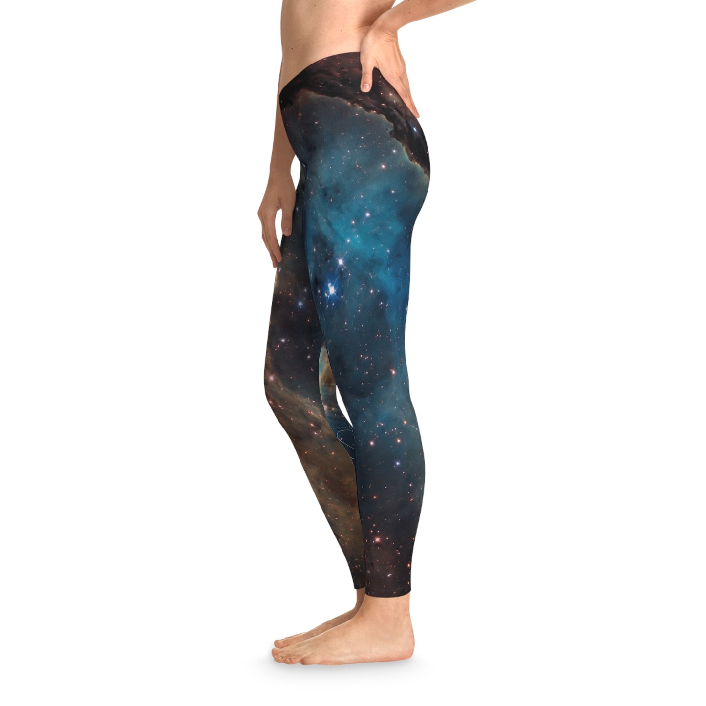 Colorful Galaxy Stretchy Leggings (AOP)