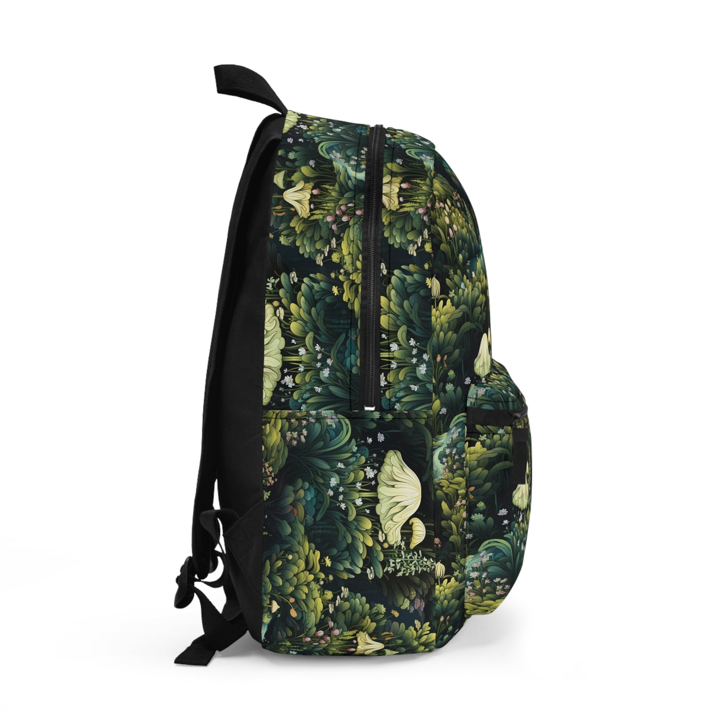 Adventure into an Enchanted Forest of Green Mushrooms : All-Over Print Kids Backpack, Gift ideas for Students gifts for Girls