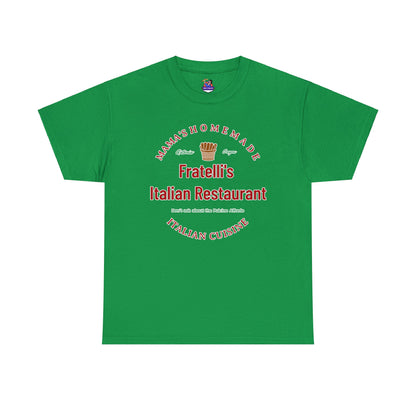 Fratelli's Italian Restaurant Unisex Heavy Cotton Tee Fratelli's Goonies Tee Movie Magic Fashion Comedy Goonies Nostalgia