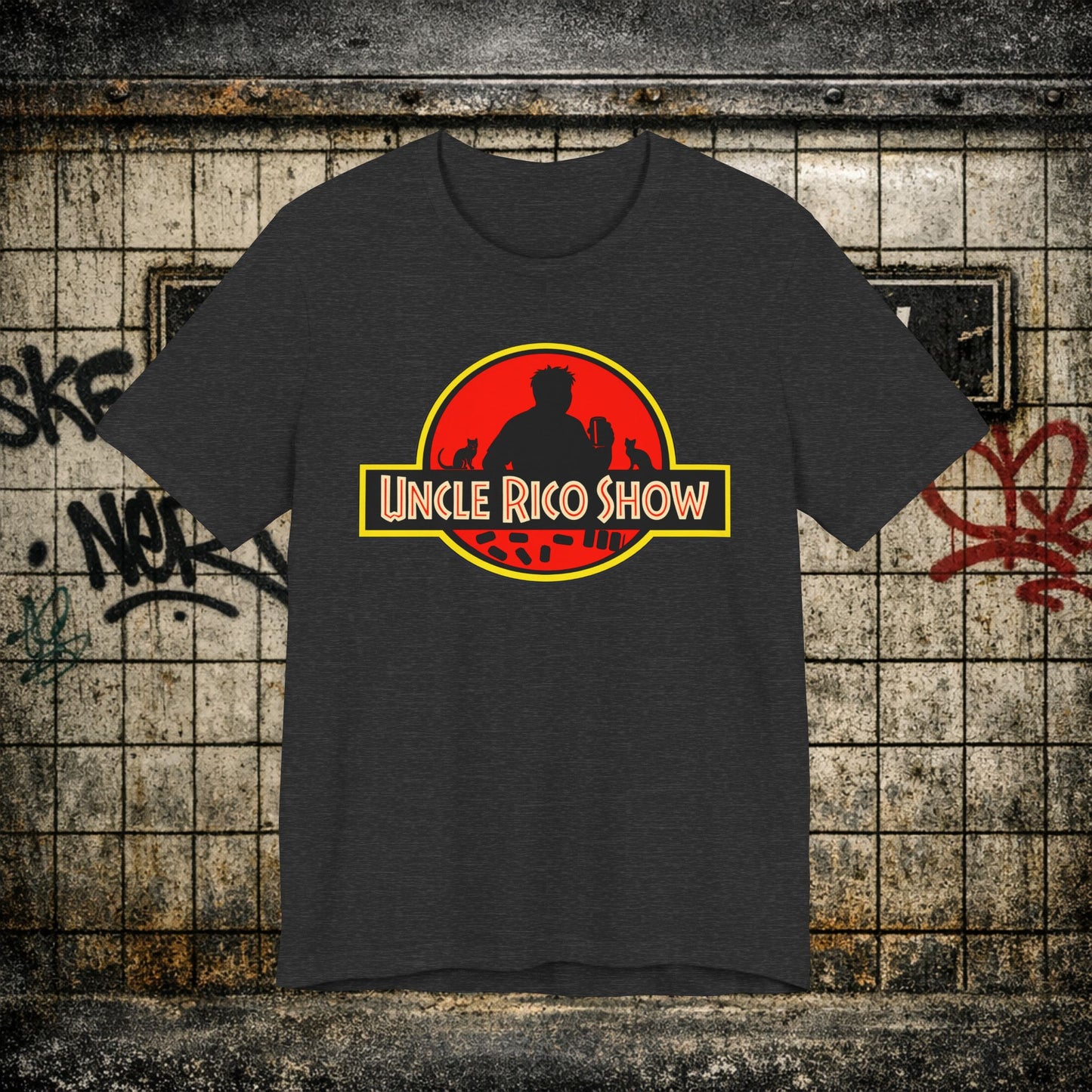 Uncle Rico Show T-Shirt — Retro Jurassic Parody Tee