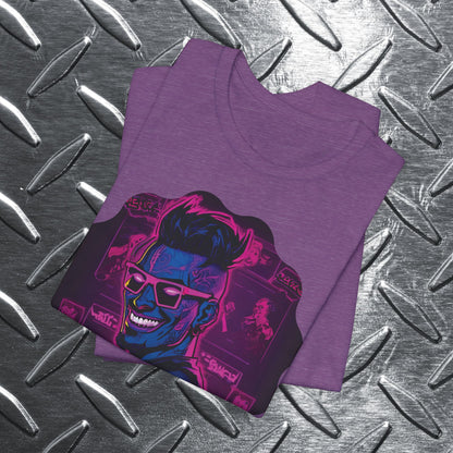 The Future is now Cyber Punk Guy Unisex Jersey Short Sleeve Tee