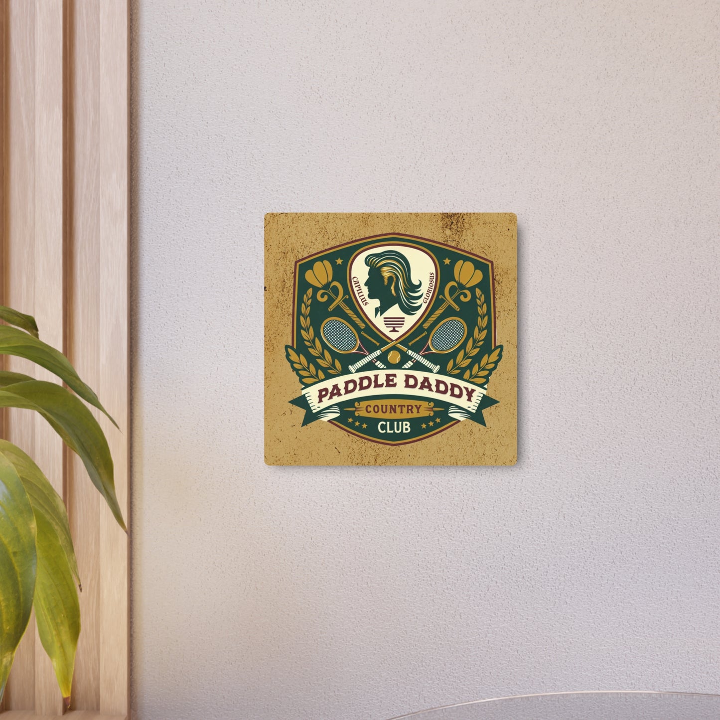 Paddle Daddy Country Club Metal Art Sign,For Walls That Deserve Membership, Wall Art, Man Cave Sign, Father's Day Decoration