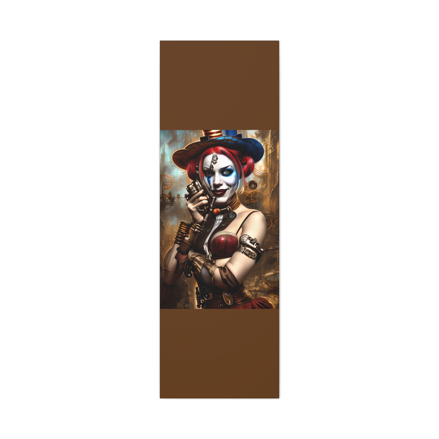 Hyper Realistic Steampunk Harley Quinn Matte Canvas, Stretched, 1.25"