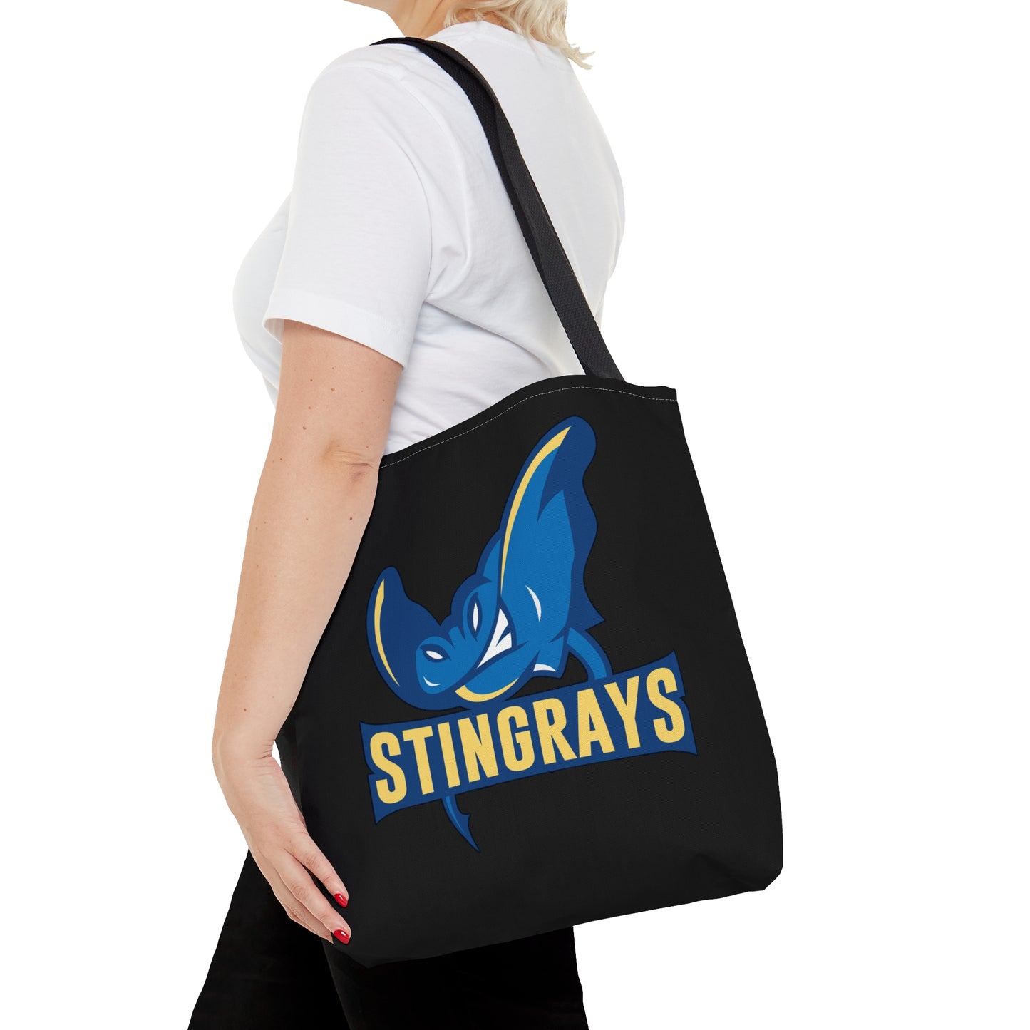 CUSTOM Name, CUSTOM LOGO All Over Print School Spirit Tote Bag - Show Your Pride with Every Carry