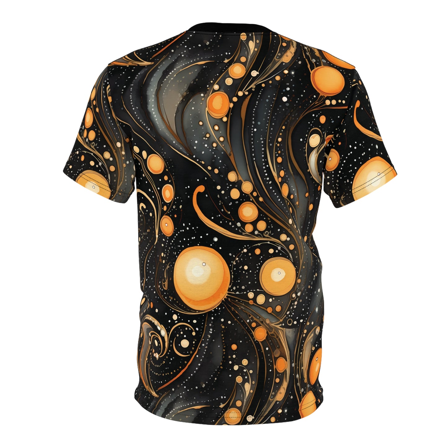 Halloween Swirls Unisex Cut & Sew Tee (AOP)