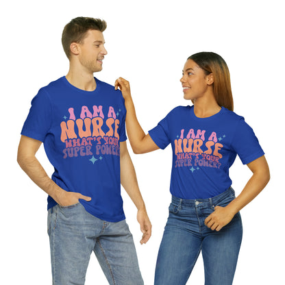 Comfy and Stylish Bella+Canva 3001 Nurse T-Shirt: Perfect Gift for Professionals & Nursing Students, Soft Fabric, Various Sizes Available