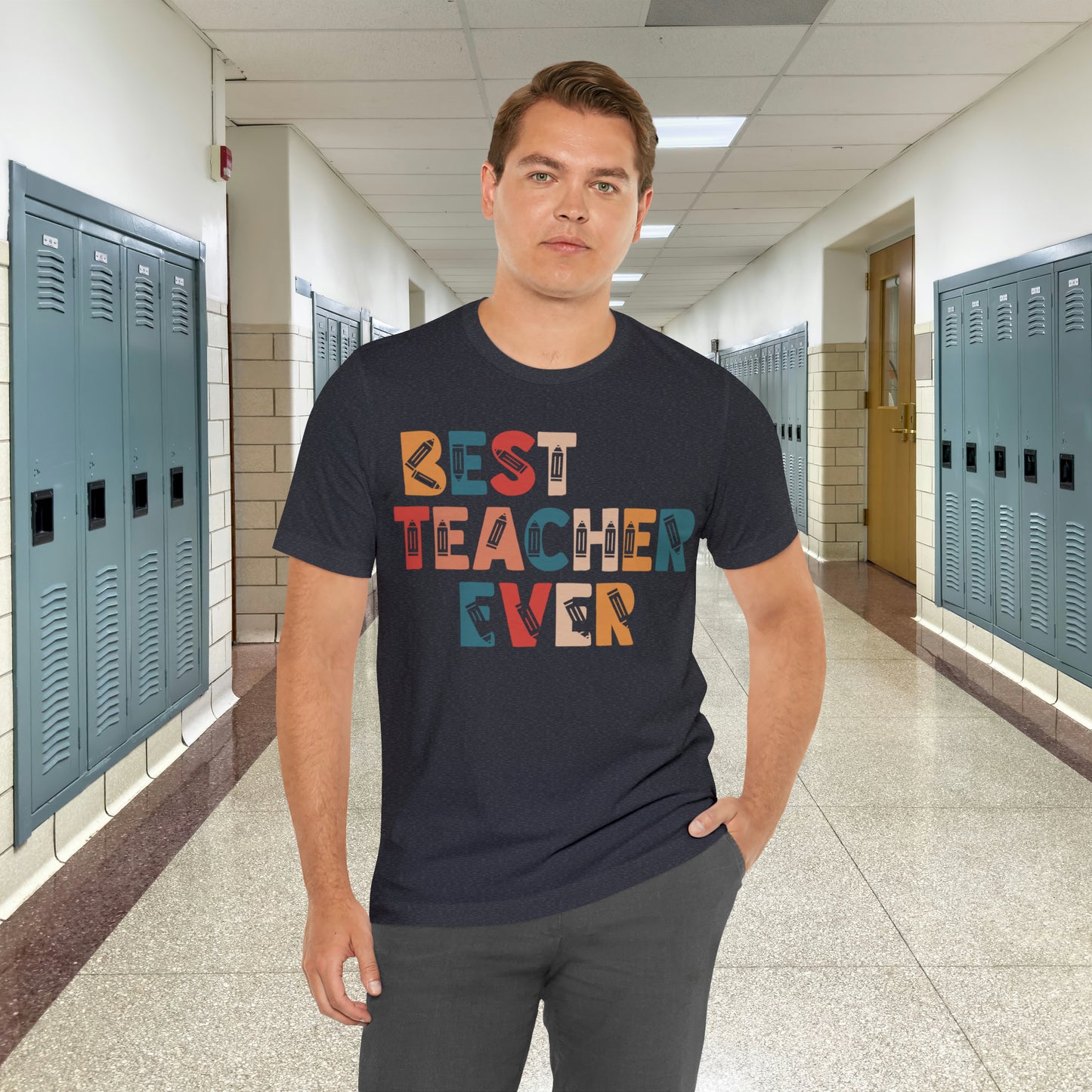 Best Teacher Ever Unisex Jersey Short Sleeve Tee