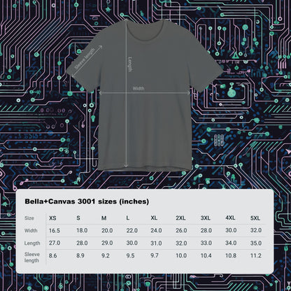 The Future is now Cyber Punk Guy Unisex Jersey Short Sleeve Tee