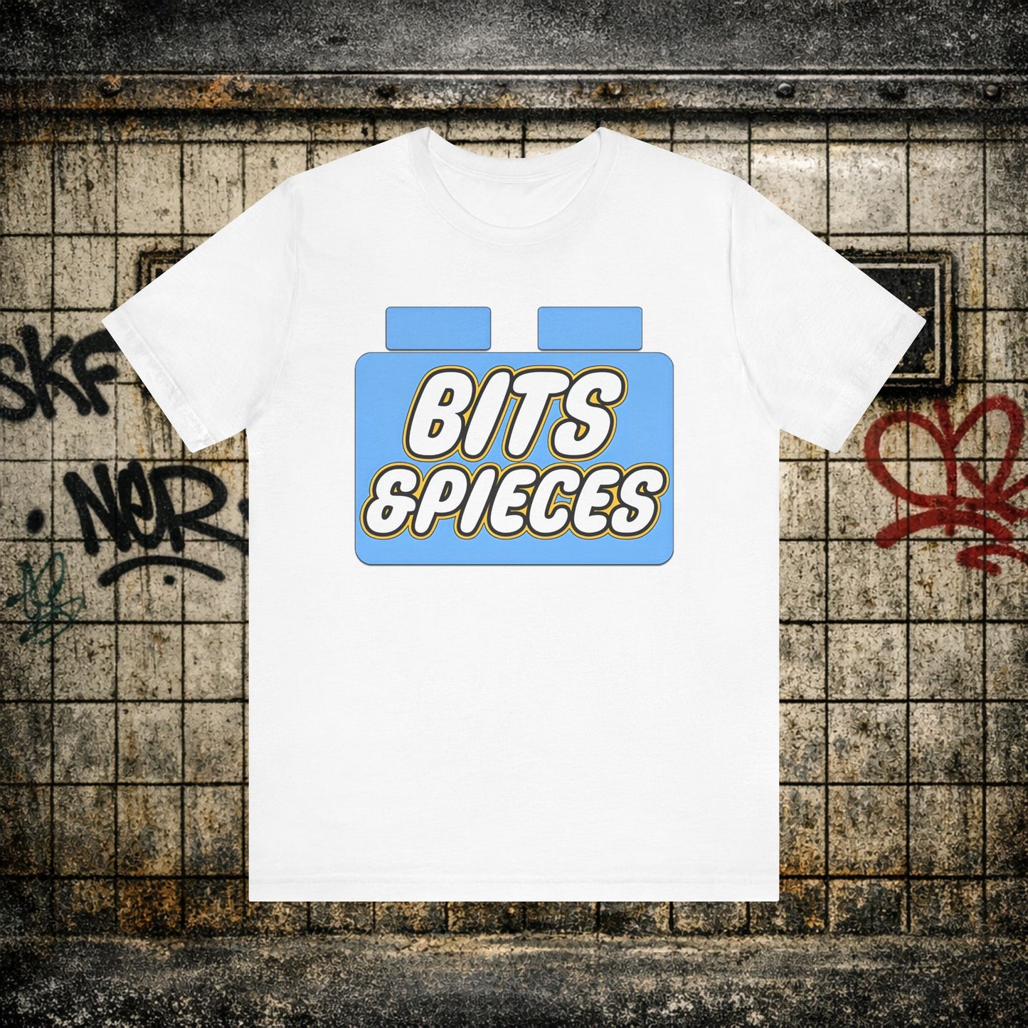 Bits & Pieces Graphic Tee One Size Fits All… Jokes?”