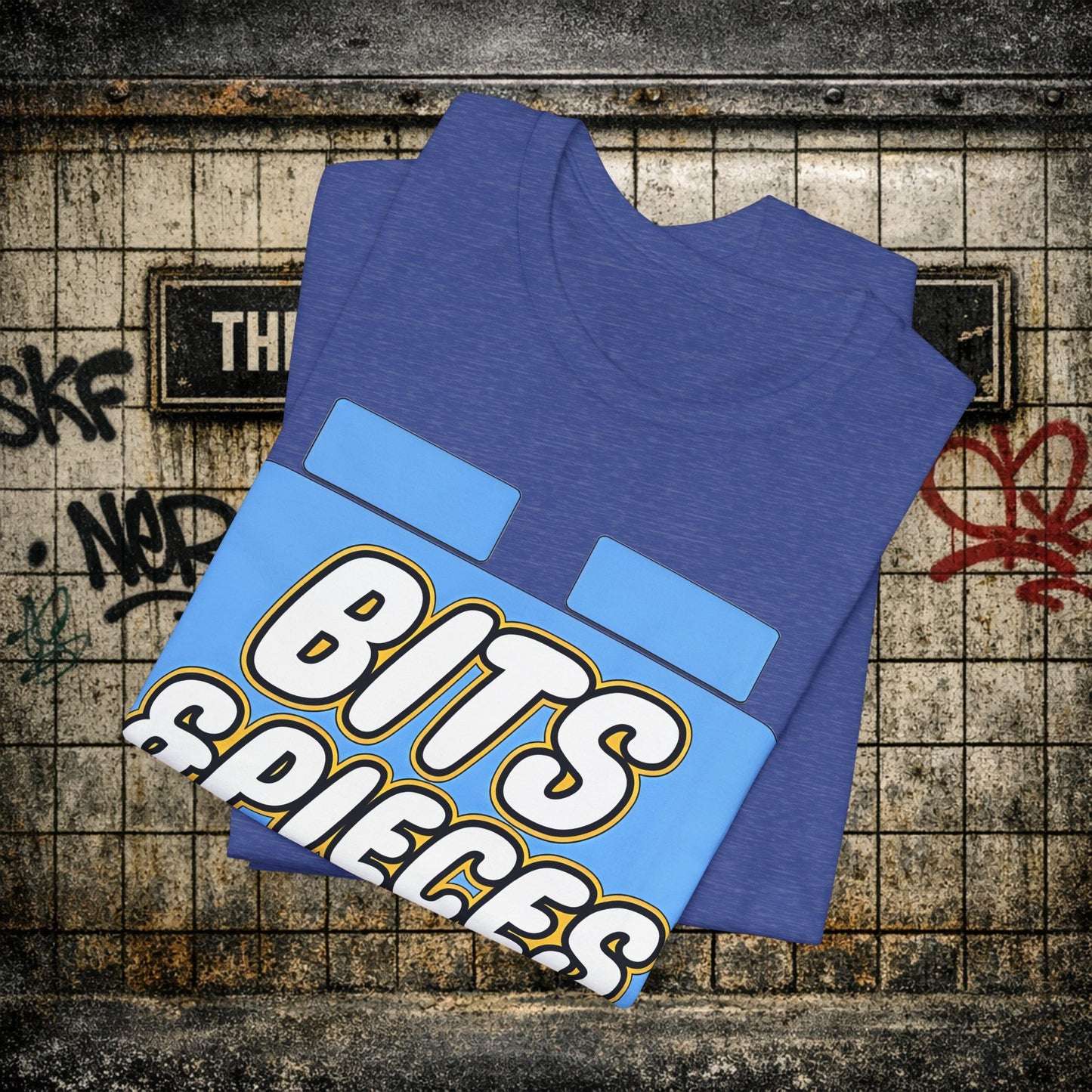 Bits & Pieces Graphic Tee One Size Fits All… Jokes?”