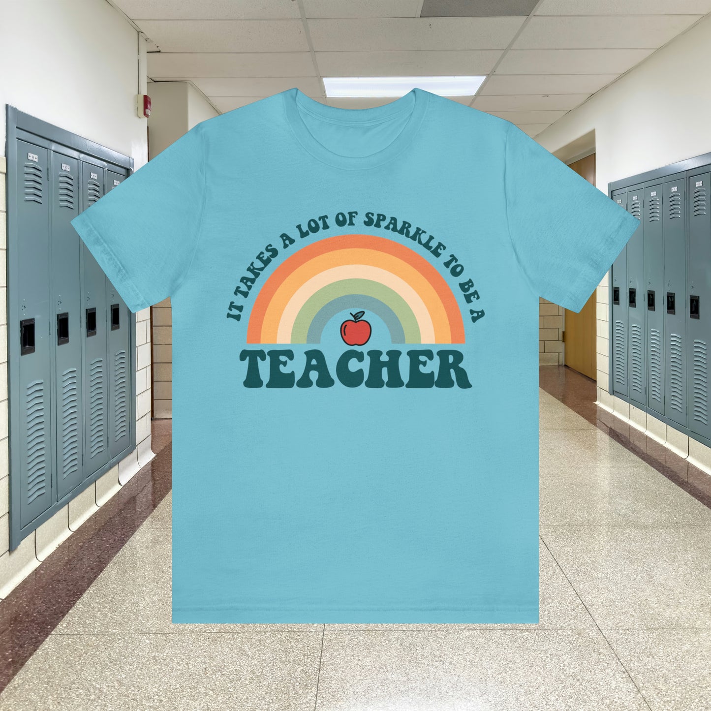 It takes alot of Sparkle to be a Teacher Unisex Jersey Short Sleeve Tee