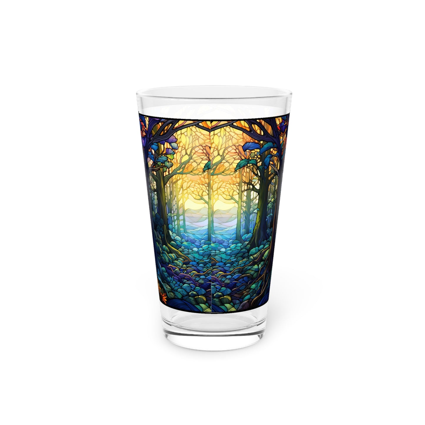 Enchanted Forest: A Magical Journey Through the Path 16oz Pint Glass Gift idea gifts for home decor housewarming gift