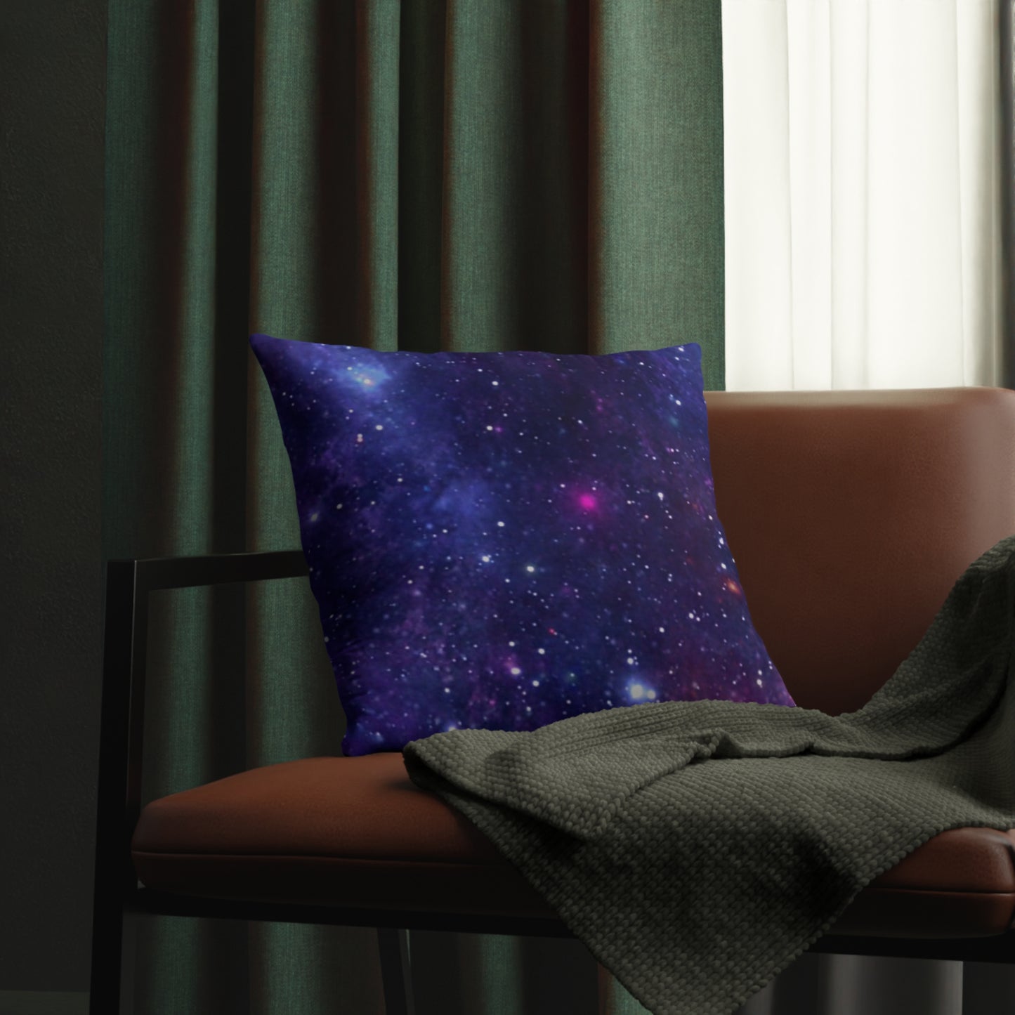 Purple Beyond the Stars Outer Space Out of this World Waterproof Pillows