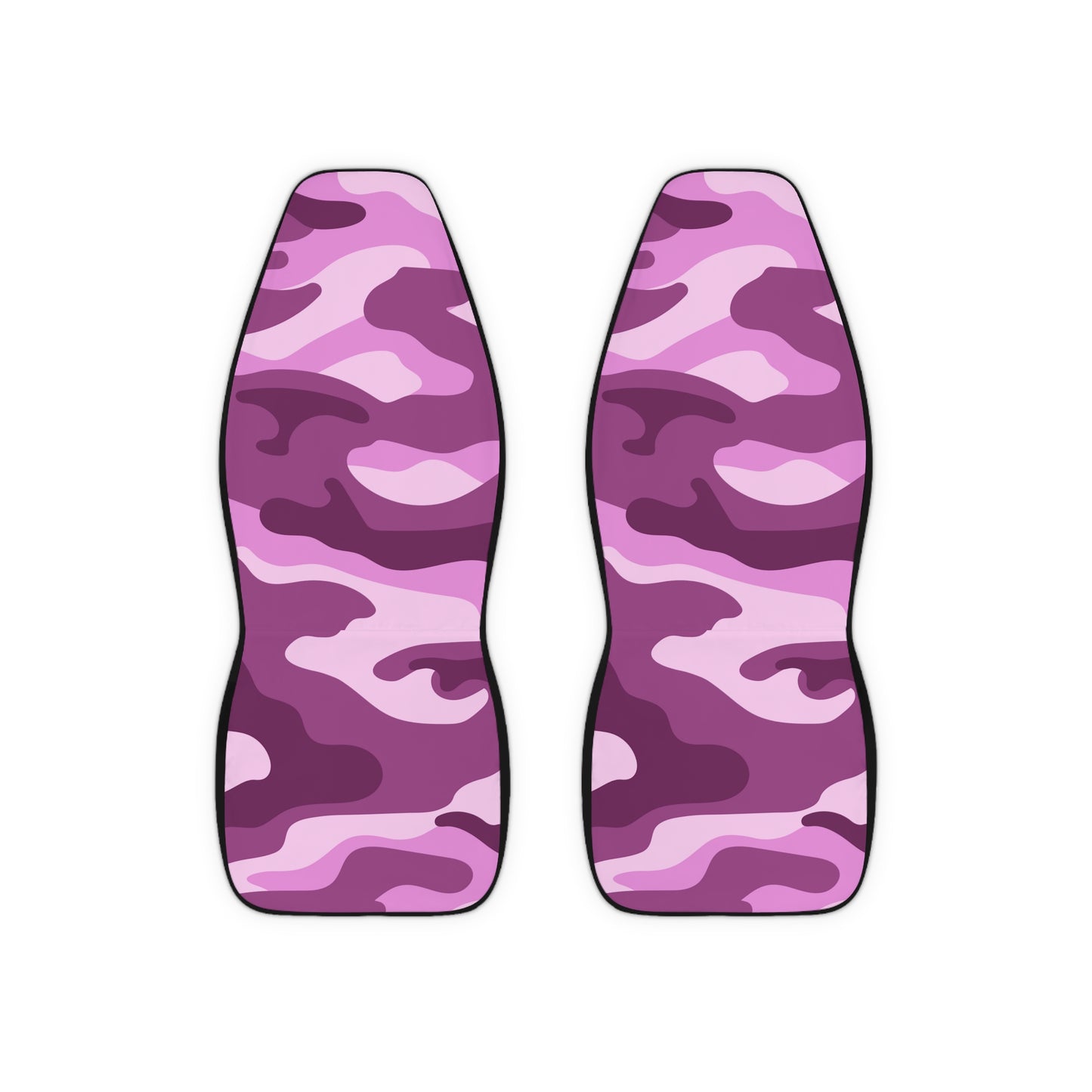 Pink Camo Polyester Car Seat Covers