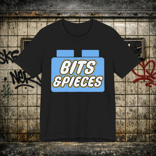 Bits & Pieces Graphic Tee One Size Fits All… Jokes?”