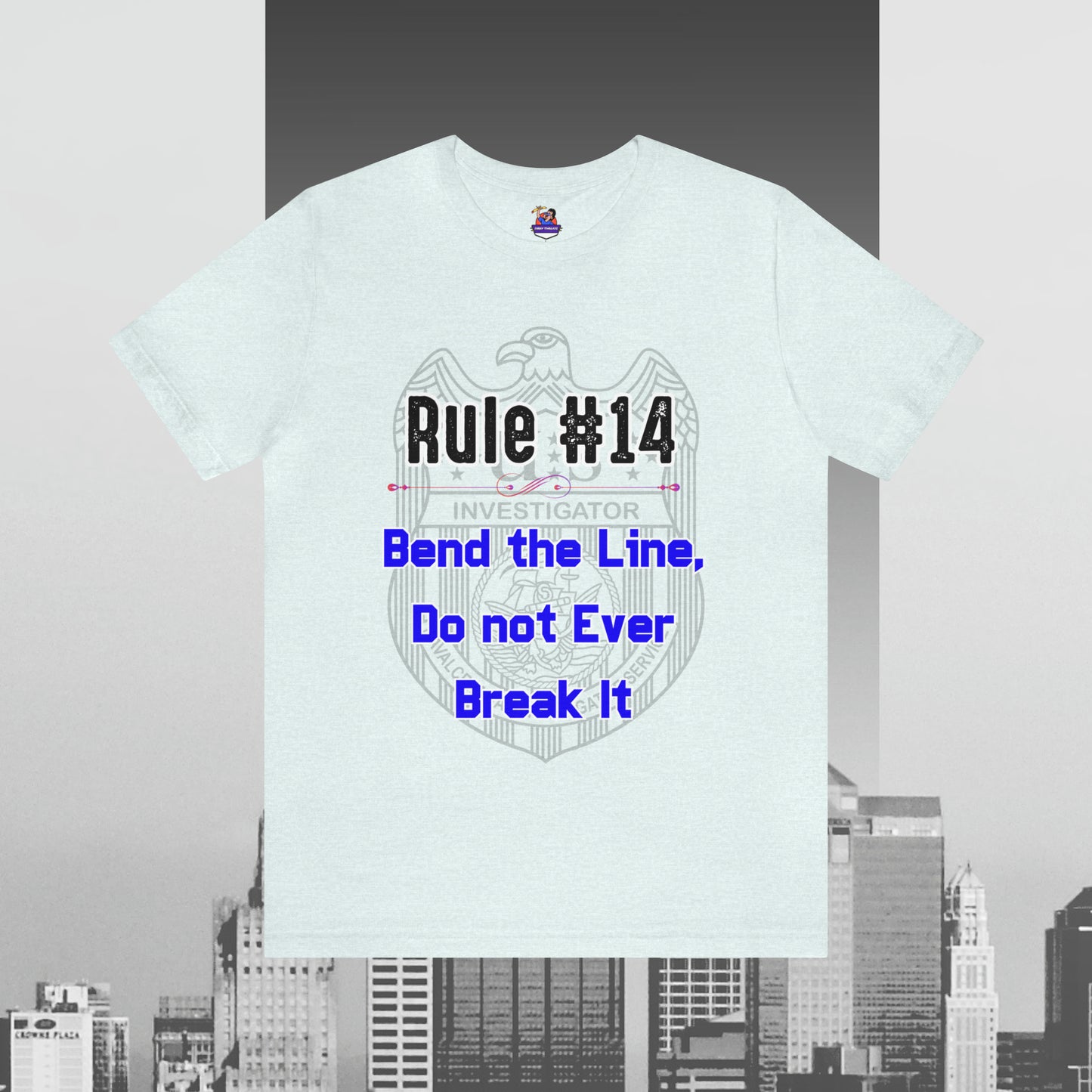 Rules of Gibbs #14 Bend the Line, Do not Break the Line Unisex Jersey Short Sleeve Tee