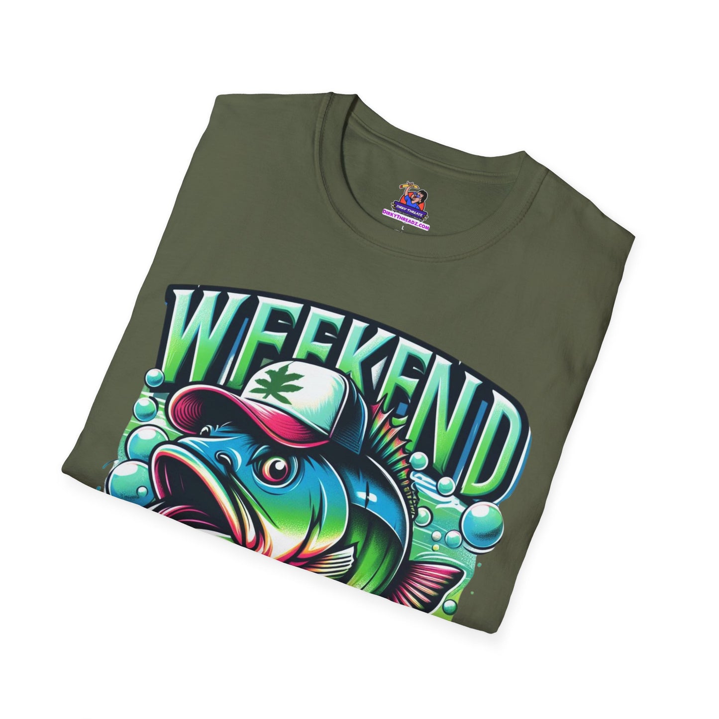 Weekend Hooker Unisex Softstyle T-Shirt Fishing humor, Fisherman Gift Pun T-Shirt Funny Fish Tee Fishy Vibes Unique Unisex Tee