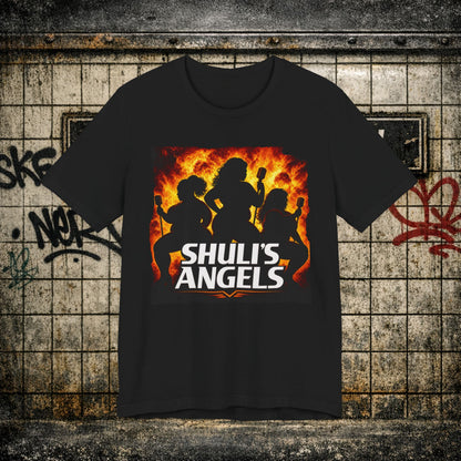 Shuli’s Angels: Operation Laugh & Disorder Graphic Tee — Retro Silhouette Vibe Shirt